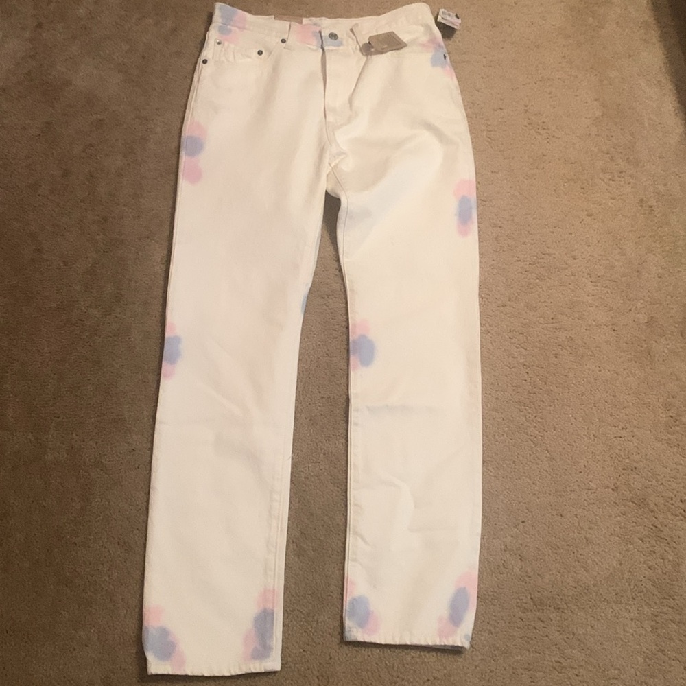 NWT NWT Levi’s 501 Original Jeans Women’s 29x30 Tie Dye High Rise Straig…